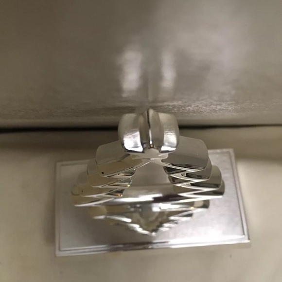 POTTERY BARN Outlet Christmas Stocking Hanger Holder TREE Star Silver - Picture 5 of 8